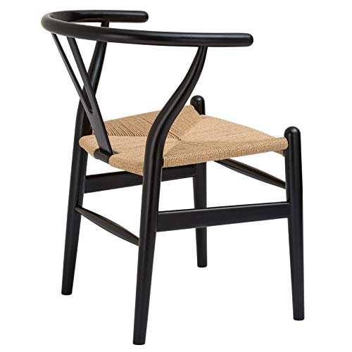 Poly & Bark Weave Chair, Single, Black #TOP3