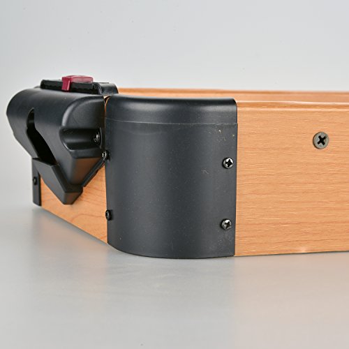 WIN.MAX Mini Air Hockey Tisch mit Zubehör Airhockey-Tisch Spielfeld Schiebern Pucks Puscher und Torzähler Tischspiel für Groß und Klein Holz – Bild 6