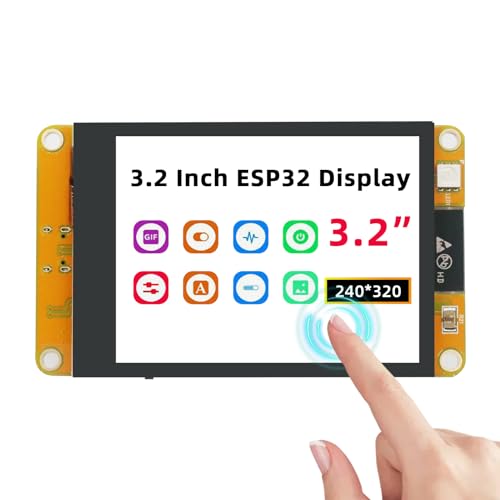 Ya en mundofriki.es: APKLVSR ESP Display Módulo WiFi Bluetooth 3.2" 240 * 320 TFT Módulo ESP-2432S032C-I Pantalla táctil capacitiva con interfaz USB C para Arduino IDE