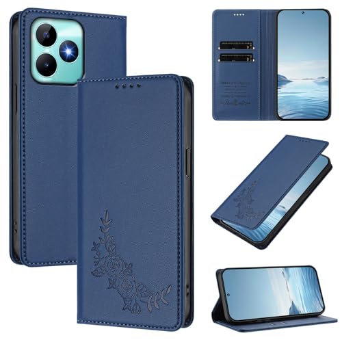 �X�}�z�P�[�X �Ή��@�� for Realme Narzo N53,�Ή��@�� for Realme C51 4G / C51s / C53 4G / Note 50�yRFID�u���b�N�z�y�J�[�h�z���_�[�t�����z �}�O�l�b�g�J�� �X�^���h�@�\�t���z�X�}�z�P�[�X
