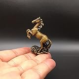 CHANWA Massives Kupfer, laufendes Pferd, Skulptur, Ornamente, Retro-Messing, Tier, Feng Shui, kleine Statue, Schreibtisch, Heimdekoration, Figuren