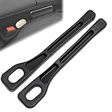 Hao Zhu 2Pcs Vehicle Mounted Gap Leak Proof Filling Strip, Car Seat Gap Filler Organiser,Car Gap Filler Organizer,Car Seat Gap Plug with Phone Holder,Auto Side Seat Gap Filler Organizer for Car