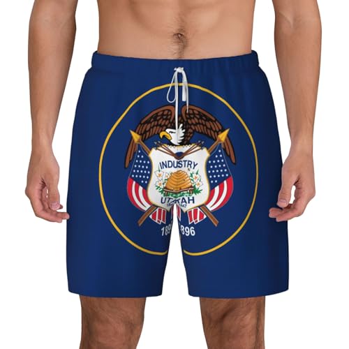 Bañador con forro de compresión para hombre estilo Utah en poliéster activo