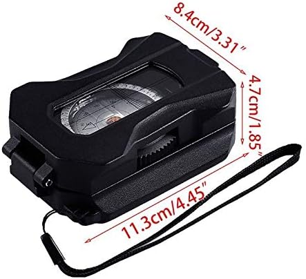 Compass Magnetic Waterproof Hand Professional Compass for Camping Sailing Navigation Hiking Multi-Functional