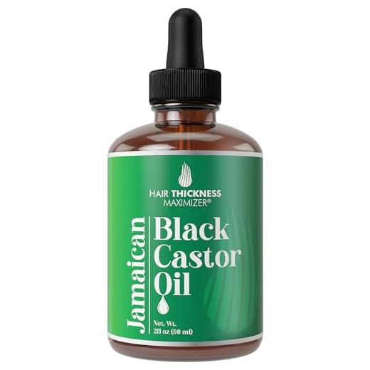 Jamaican Black Castor Oil For Hair Growth. Vegan Hair Growth Serum and Lash Serum For Hair Thickening, Moisturizing + Eyelash. Scalp Treatment For Women, Men with Dry, Frizzy, Weak Hair, Hair Loss 2oz