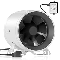 Amazon.co.jp: Hon&Guan ダクトファン 200mm 強力 無段階調速可能