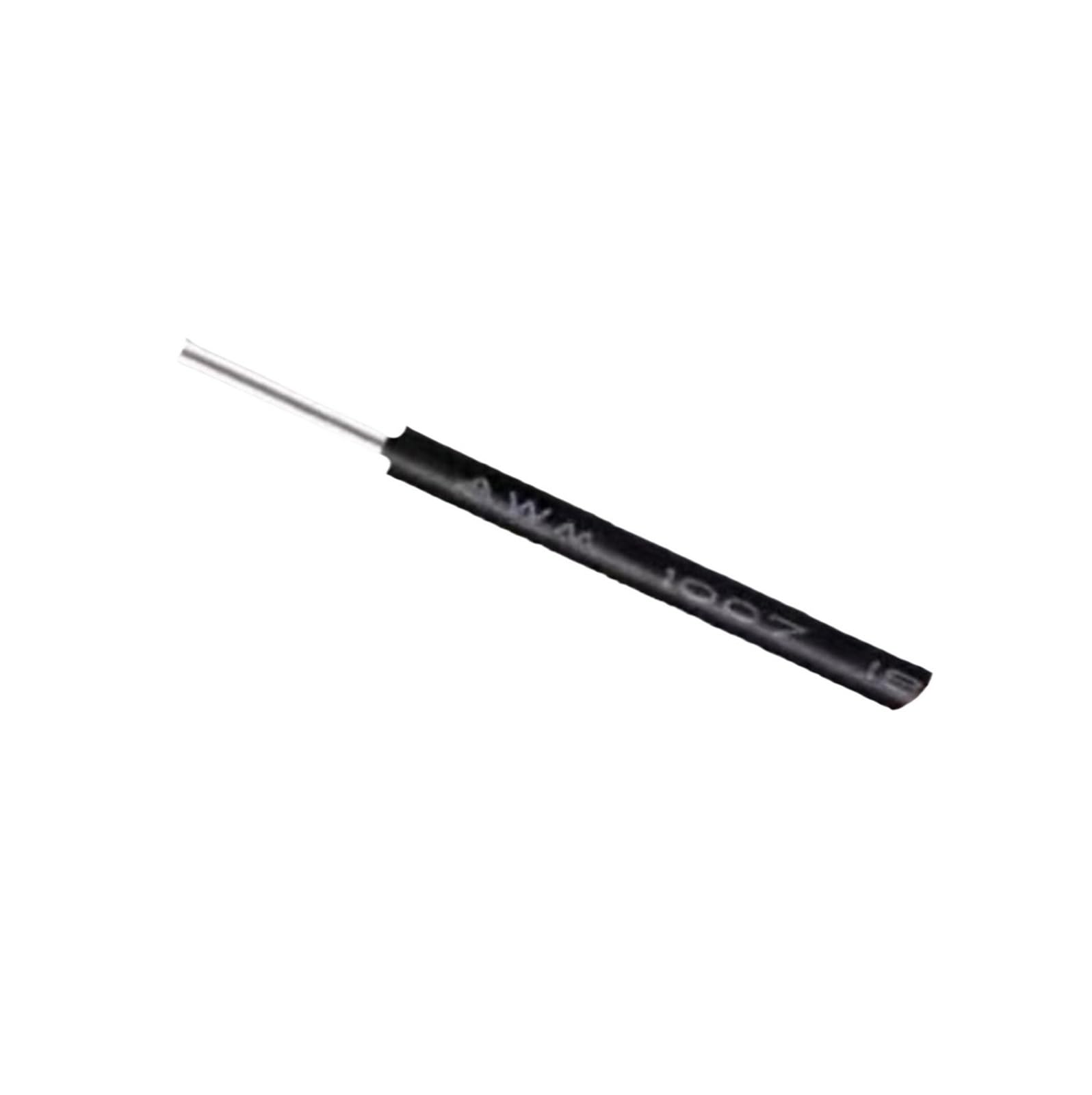 Cable Electrónico UL1007 De 50m, Núcleo Único AWG 26 24 22 20 18 16 14, Equipo Línea, Aislamiento PVC, Cobre Estañado(Black,50m 24AWG)