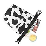 Bolsa aislada para bocadillos – Bolsas reutilizables para sándwiches y bocadillos, a prueba de fugas, almacenamiento de alimentos Bento lonchera para picnic, escuela, trabajo (MINI, LECHE)