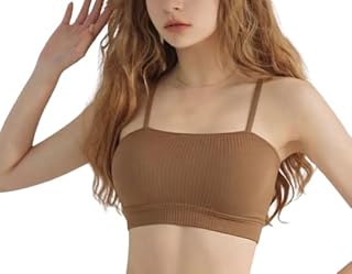 DAVINA FASHIONS Women's Cropped Cami Bralette, Spaghetti Straps, Casual Wear Free Size (26 to 34 Bust-Size) Price In India