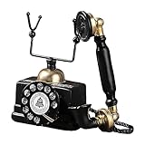 ➥Pas de blessure à la main : composez les numéros en douceur et en toute sécurité grâce à l'étonnant savoir-faire de ce téléphone rotatif vintage et à sa fabrication exquise sans bavure. Profitez d'une excellente expérience de numérotation.