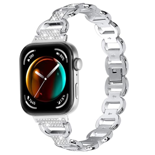 AsohsEN ���^���o���h Huawei Watch Fit 3�o���h�Ή� ���߉\ �ʋC�� �u���X���b�g�X�^�C�� �J�W���A�� �X�|�[�e�B�[ �����p���X�g�o���h Huawei Watch Fit 3 �X�g���b�v ���f�B�[�X �����Y, Fit 3, ����,