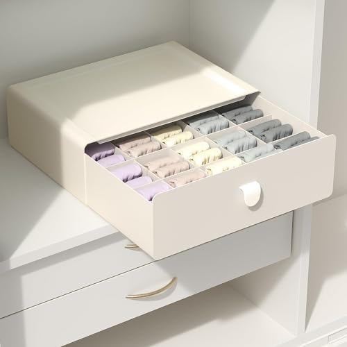 Socks Underwear Wall Mount Drawer Organizer, Switchable 6