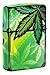 Zippo Glowing Leaves Design 540 Color Glow in The Dark Pocket Lighter