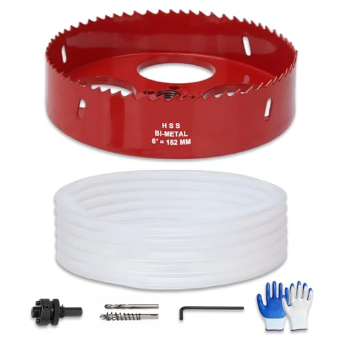 Scie cloche pour spots encastrés installés sans salis le salon