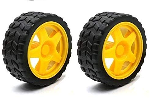Techleads (2 Pcs) BO Wheel for BO Motors, Black and Yellow (2 Pcs) (B08SC3BTPW) Amazon Price History, Amazon Price Tracker