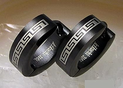 4mm | Boucles D'oreilles Huggie Créoles En Acier Inoxydable à Gravure