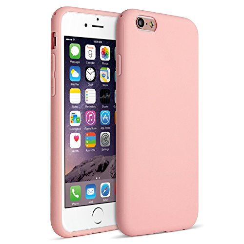 iphone 6 plus Case,iphone 6s plus Case,MUNDULEA Slim Thin Flexible TPU Matte Surface Soft touch Cover For Apple iPhone 6s plus (2015)/iPhone 6 Plus (2014) (Pink)