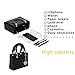 FGJKKK Purses and Handbag for Women Fashion Ladies Leather Top Handle Shiny Patent Satchel Shoulder Tote Bag Crossbody (Small black)
