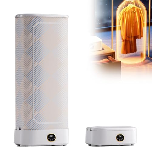 KYZTMHC Secadora de Ropa Maquina de Planchar Tendedero automatico con calefaccion Planchadora 20 mins Elimina Arrugas Rapidamente 1000W para Ropa y Telas