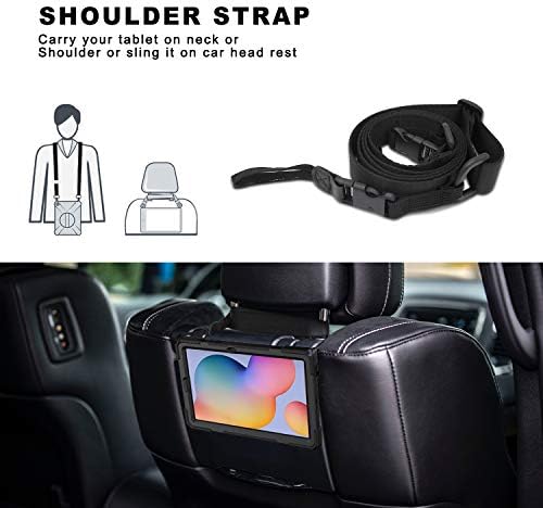 TH000 shoulder strap for tablet case universal detachable carrying strap, replacement shoulder neck belt with adjustable buckle