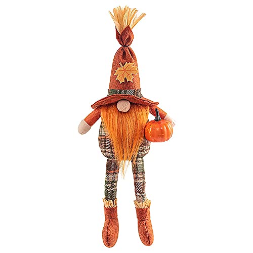 ZRSWV Nain de jardin en peluche à longues jambes faites à la main - Nain suédois - Lutin - Pour la maison, la ferme, un festival, etc Cover