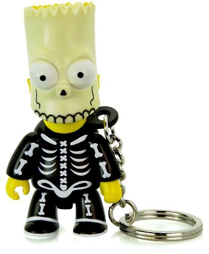 The Simpsons BART NODDER 首振り 箱付 Buy Bart Bone Skeleton Mask : The Simpsons / Toy2r Qee Crossover