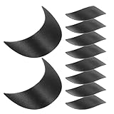 Generisch 20 Stück Kunststoff Baseballkappen Krempen Einsätze für Leicht zu Montieren Schwarz für Hutdesigns und Kinderkleiderschrank