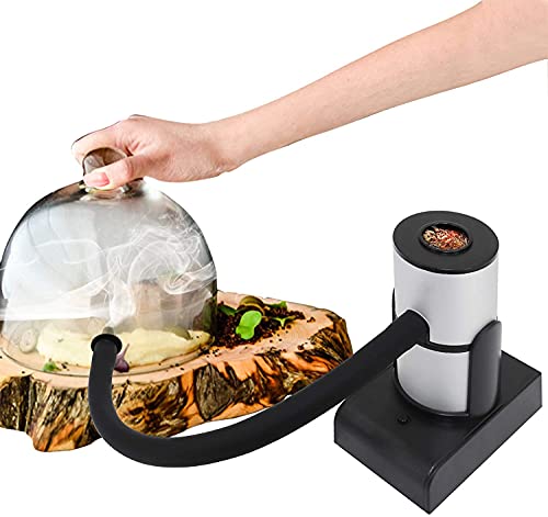 Preisvergleich Produktbild Elektrische Räucherpistole, handgehaltener Kalträucher, tragbarer Getränke- und Lebensmittelgeschmack, Holzgeschmack, für Cocktail, Steak