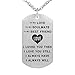 to My Love of My Life Best Friend and Soulmate Happy Birthday Dog Tag Necklace Jewelry Keychain Charm Gift
