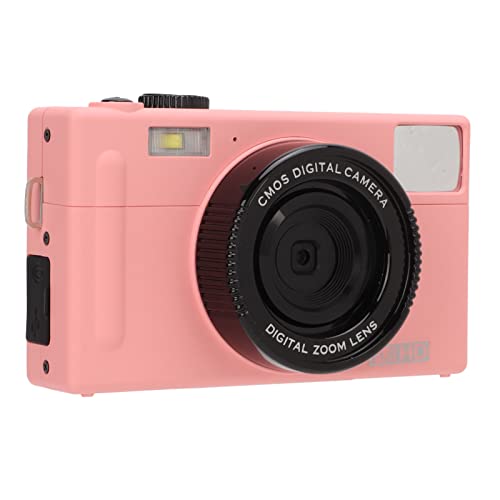 Câmera digital 4K, Câmera de lente substituível Full HD 1080P 24MP Mirrorless com zoom digital de 16