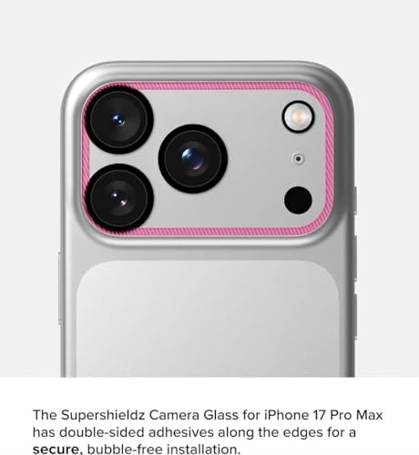 Image of Supershieldz X Koala Bear NeoGuard Camera Lens Protector Tempered Glass For iPhone 17 Pro Max with Installation Kit | Edge to Edge Coverage | Transparent | Pack of 2