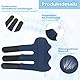 GADITIEK Fingerschiene, 3 Stück Fingerschienen, Verstellbare Fingerstütze Stacksche Schiene, Fingerbandage mit Eingebautes Aluminiumband für Verstauchte, Arthritis und Geschwollene Finger (3-3Farben)