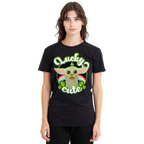 Grogu T-shirt Star Wars femme coupe ajustée coton confortable