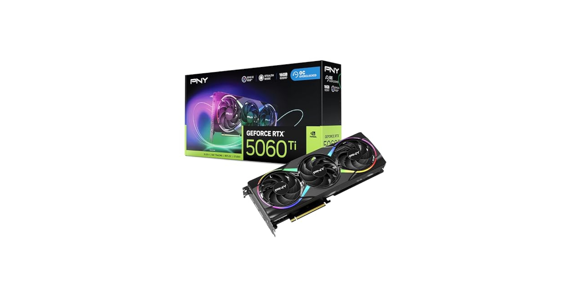 【新品】PNY GeForce RTX 5060 Ti 16GB ARGB OC PNY GeForce RTX 5060 Ti 16GB Models GPUs | pny.com
