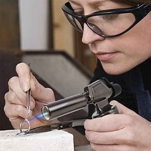 Sondiko Butane Torch, Premium Metal Big Flame Torch Refillable Blow Torch Lighter With Adjustable&Wind Resistance Flame For Cooking, Bbq, Welding Diy&Soldering(Butane Gas Not Included) #TOP5