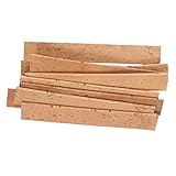 Toyvian シート クラリネットコルク 楽器の修理用アクセサリー トランペット チューナー トロンボーン リコーダー楽器 速報 の楽器 クラリネットパート サッ ルク ネックコルク 木