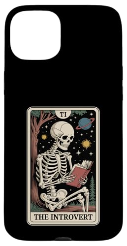 The Introvert Tarot Card Indoorsy Women Inrovert �X�}�z�P�[�X iPhone 15 Plus �p