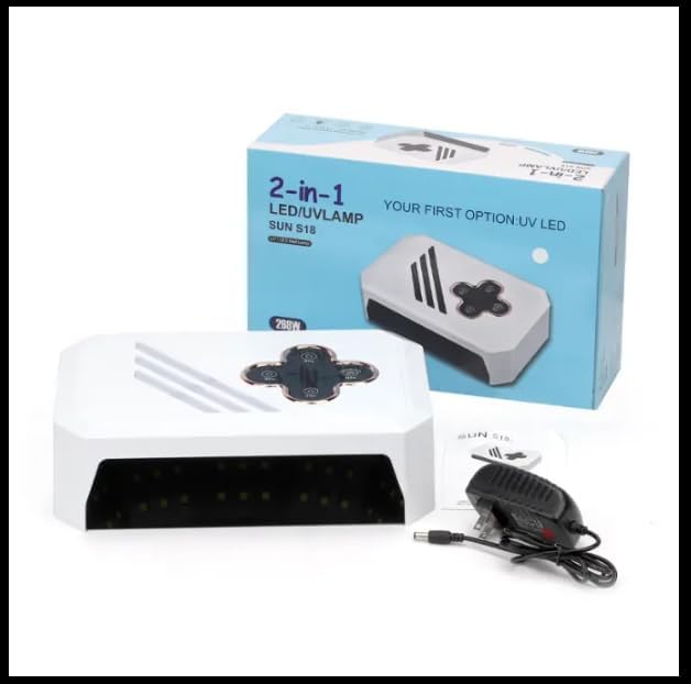 kreni new double hands 268w nail lamp touch screen nail dryer 2 in 1 uv led nail lamp (S18, 268w)-image-17