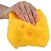 ORB Easy Sqweezy Super Cheesy - Squeeze This Big, Fun, Squishy, Slow Rising, Extra Soft Giant Block of Cheese for Stress Relief - Original Sensory / Fidget Novelty Toy and Gift for Kids and Adults