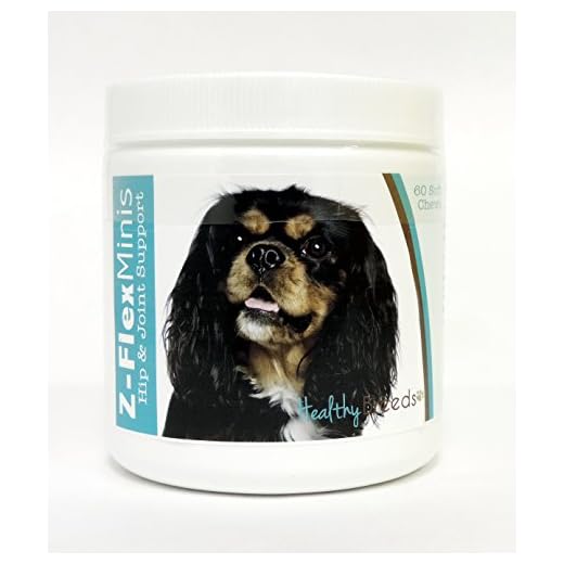 Healthy Breeds Cavalier King Charles Spaniel Z-Flex Minis Hip and Joint Support Soft Chews 60 Count