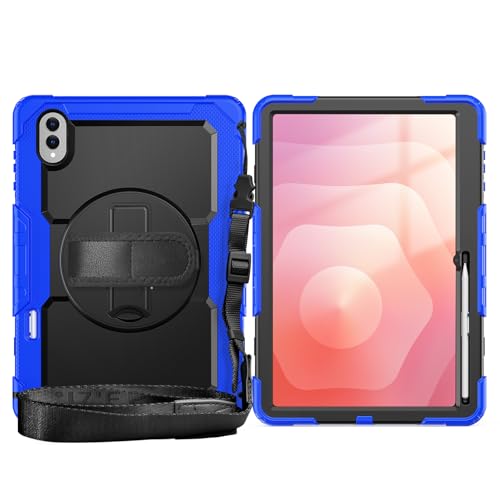 Coque Samsung Galaxy Tab S11 Ultra pour Travailler et Voyager en Bleu