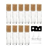 Lleve sus aceites favoritos con este tamaño de viaje mientras viaja. Se puede utilizar para almacenar mezclas de aceites esenciales, aromaterapia, esencias, aceites perfumados, cosméticos, líquidos, mezclas, etc. Excelente para aplicar aceites esenciales diluidos y se mezcla directamente sobre la piel.