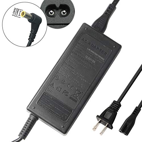 Futurebatt 19.5V AC Adapter Charger for Sony VAIO PCGA-AC19V1 PCGA-AC19V2 VGP-AC19V10 VGP-AC19V25 VGP-AC19V26 VGP-AC19V27 VGP-AC19V43 VGP-AC19V48 VGP-AC19V37 VGP-AC19V20 VGP-AC19V76 Power Supply Cord