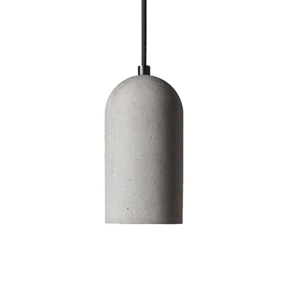 Suspension E27 rétro en ciment luminaire industriel pour ampoule LED - 8