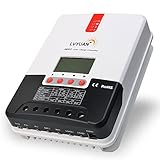 LVYUAN（リョクエン）MPPT 40Aソーラー充電コントローラー 最大入力1100w 最大電力点追従型(MPPT) 12V 24V 自動 最大PV 100V入力 ソーラー充放電 太陽光発電用 遠隔監視＆操作 高性能 99.9％の追跡効率と保護機能 多種類のバッテリーに対応 ML2440【日本語説明書付き】