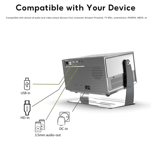 Image of TOPTRO 1St Android 12, 270 Rotatable, Auto Focus & Hdmi Arc Toptro Q9 Max 1080P Native Resolution Projector for Home 4K Support, 11000L Auto Keystone 5G WiFi Bt, YouTube Netflix Prime Hotstar,Grey