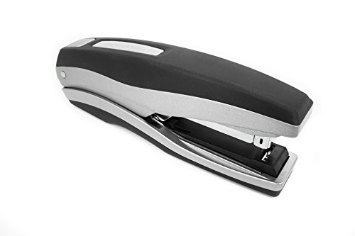 Praxxispro Basileus Heavy Duty Desktop Stapler, Staples 2 To 40 Sheets, Flat-Clinch, Includes 1,250 Staples - Jam Free Stapler For Professional And Home Office Use (Silver) #TOP2