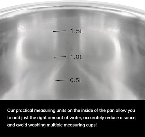Casserole 14 cm Scanpan Impact inox avec couvercle induction anti-adhérence - 5