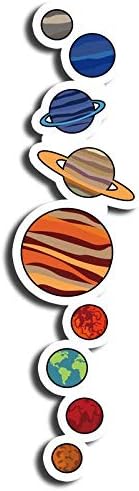 Planets Sticker Space Stickers Waterbottle Sticker Tumblr Stickers Laptop Stickers Vinyl Stickers