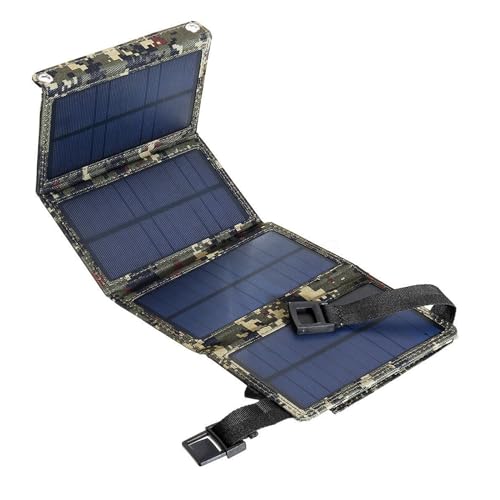 Placa solar portátil de 20W y cargador solar móvil impermeable con puerto USB